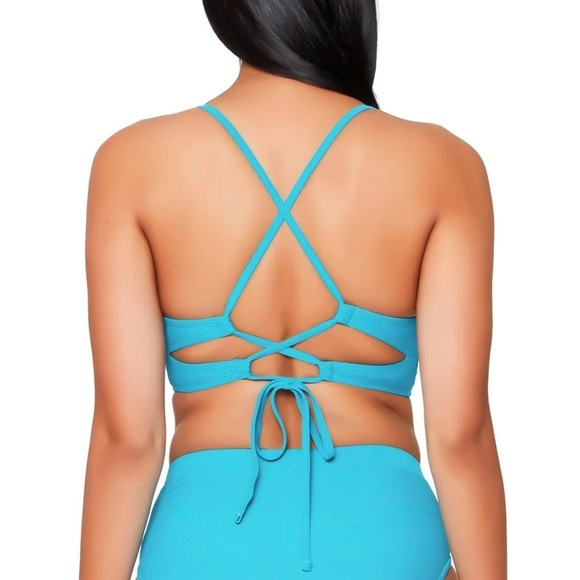 Jessica Simpson adjustable tie back Bikini Top NWT - Picture 2 of 4